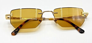 Tom Ford Sunglasses Ethan-02 FT1355 30E Shiny Deep Gold Frame Brown Lens 53mm